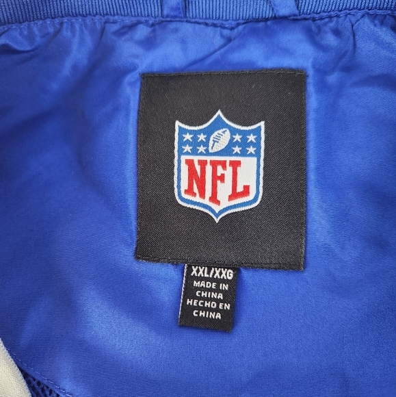 Indianapolis Colts Mens 2X Polyester Pullover Jacket Blue Gray Long Sleeve NEW - Picture 2 of 10